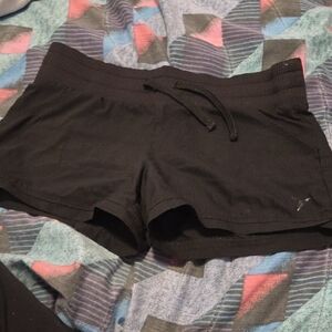 Women's Black Short Shorts